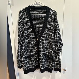 Black and White Women's Sweater